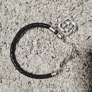 BRIGHTON LEATHER adjustable bracelet